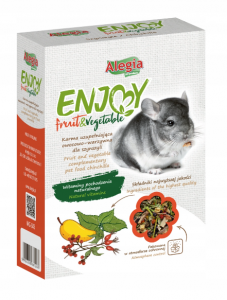 Alegia Enjoy pokarm Fruits & Vegetables Szynszyli 340g