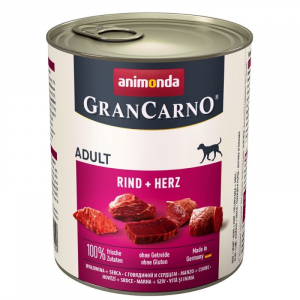 ANIMONDA GranCarno Pies 800g Adult wołowina serca 82-740