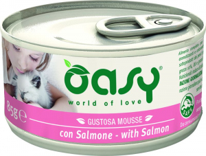 OASY NATURAL PUSZKA - MOUSSE ŁOSOŚ 85G