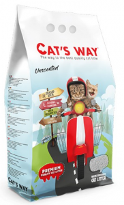 CATS WAY ŻWIREK BENTONITOWY ZBRYLAJĄCY GRUBY 18L NATURALNY