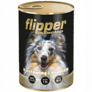 Dolina Noteci Flipper Adult 400g wołowina z drobiem