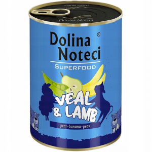 Dolina Noteci Superfood Adult 400g Cielęcina i Jagnięcina Mokra Karma