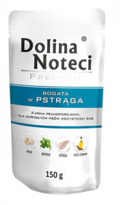 Dolina Noteci Premium Adult 150g Pstrąg Mokra Karma dla psa