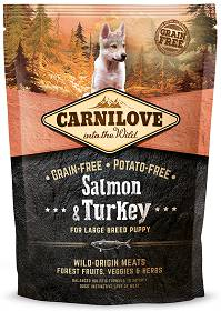 Carnilove Salamon&Turkey Large For Largre Breed Puppies 1,5 kg