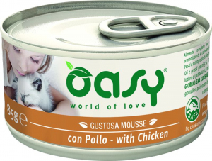 OASY NATURAL PUSZKA - MOUSSE KURCZAK 85G