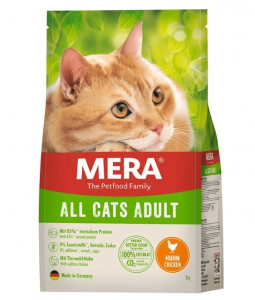 MERA CATS All Adult Huhn, karma dla dorosłych kotów wszystkich ras z kurczakiem 2 kg + 400 g prezent