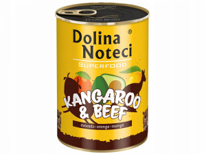 Dolina Noteci Superfood Adult 400g Kangur i Wołowina Mokra Karma dla psa