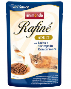 ANIMONDA Raffine Soupe łosoś krewetki w sosie ziołowym 100g 83-800