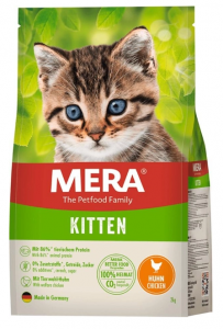 MERA CATS Kitten Huhn, karma dla kociąt z kurczakiem, 2 kg + 400 g prezent