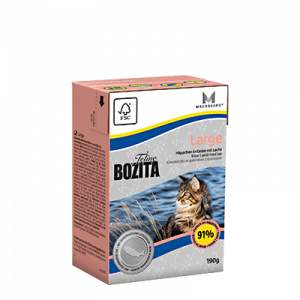 Bozita Feline Large - kawałeczki mięsa w galarecie dla dużych kotów 190g