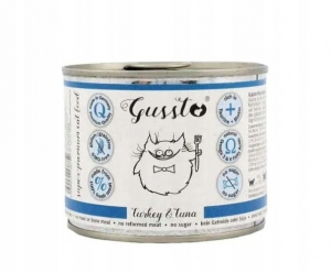 Gussto Cat - Fresh Turkey&Tuna 200g