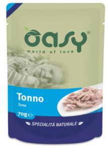 OASY NATURAL SASZETKA - TUŃCZYK 70G