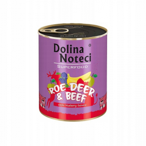 Dolina Noteci Superfood Adult 800g Sarna i Wołowina Mokra Karma dla psa