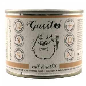 Gussto Cat - Fresh Calf&Rabbit 200g