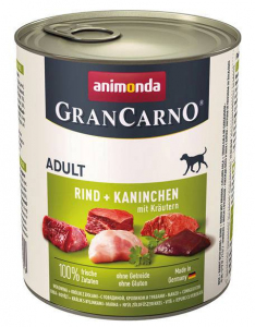 ANIMONDA GranCarno Pies 800g Adult wołowina królik z ziołami 800g 82-767