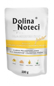 Dolina Noteci Premium Junior Small 100g Żołądki Kurczaka Mokra Karma dla szczeniaka