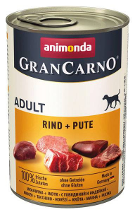 ANIMONDA GranCarno Pies 400g Adult wołowina z indykiem 82-734