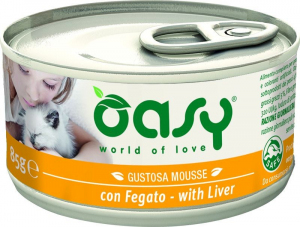 OASY NATURAL PUSZKA - MOUSSE WĄTRÓBKA 85G