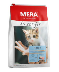 MERA FINEST FIT Kitten, pokarm dla kociąt ze świeżym mięsem drobiowym i dzikimi jagodami, 10 kg
