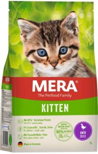 MERA CATS Kitten Ente, karma dla kociąt z kaczką 2 kg + 400 g prezent