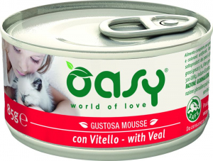 OASY NATURAL PUSZKA - MOUSSE CIELĘCINA 85G