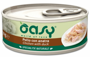 OASY NATURAL PUSZKA - KURCZAK Z KACZKĄ 70G