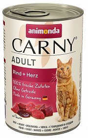 ANIMONDA Carny Kot 400g Adult wołowina z sercami 83-720