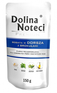 Dolina Noteci Premium Adult Dog 150g Dorsz z Brokułami