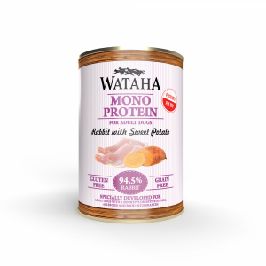 WATAHA MONO PUSZKA DLA PSA 94,5% KRÓLIK Z BATATAMI 400G