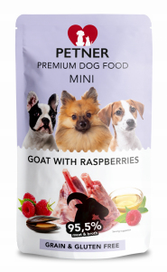 PETNER MINI GOAT WITH RASPBERRIES / MINI KOZA Z MALINAMI 150G