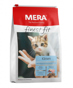 MERA FINEST FIT Kitten, pokarm dla kociąt ze świeżym mięsem drobiowym i dzikimi jagodami 400 g